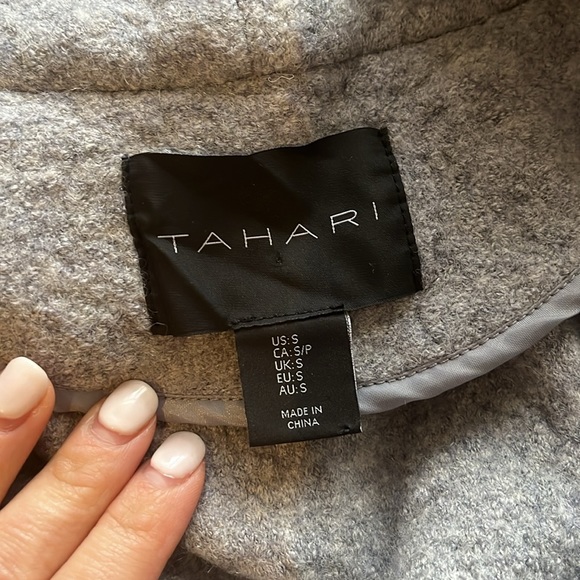 Grey Wool Tahari Jacket - Picture 6 of 6